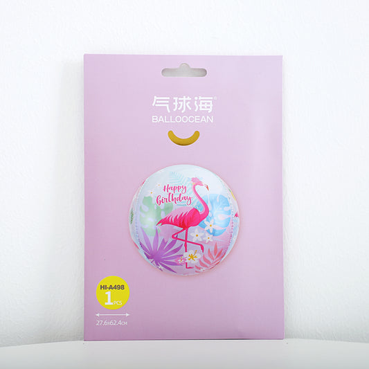 HI-A498 Flamingo Round Four Sided Sphere